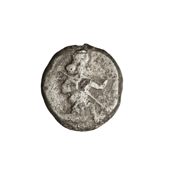 shekel (5th century BC), Darius II (424–405 BC), crowns, daggers, incusum (iconographic), Persia