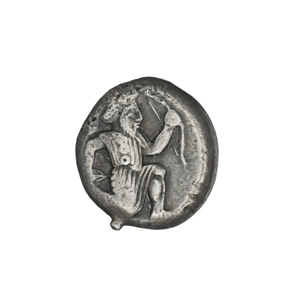 Siglos; Artaxerxes II (404–358 BC); Artaxerxes III (359–338 BC); bows (armed); warriors; incusum