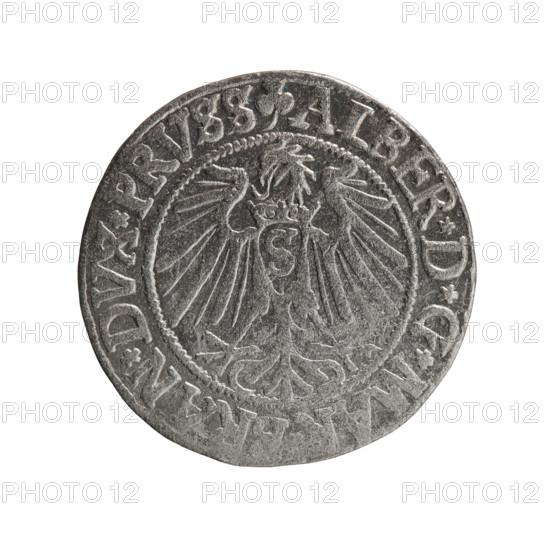grosz; Straub (Strawb), Heinrich; R0 (rarity). Albrecht Hohenzollern (Prince of Prussia; 1490–1568)