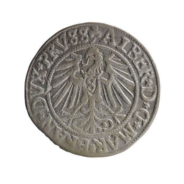 grosz, Straub (Strawb), Heinrich, R0 (rarity), eagles, Hohenzollern (coat of arms), Albrecht