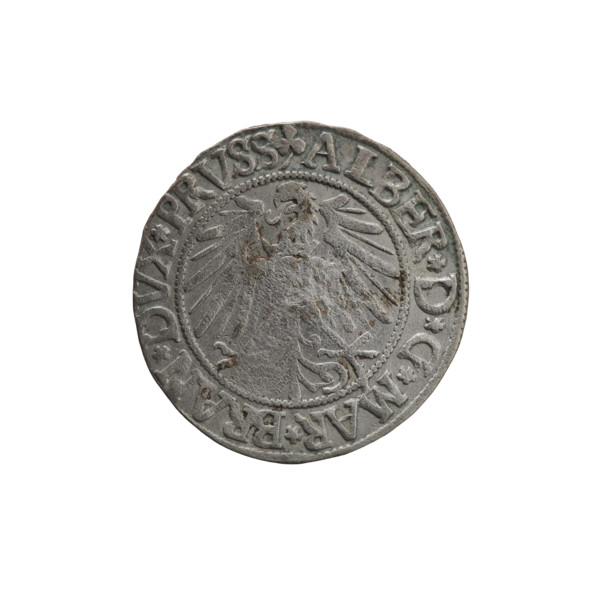 grosz, Straub (Strawb), Heinrich, R0 (rarity), eagles, Albrecht Hohenzollern (Prince of Prussia;