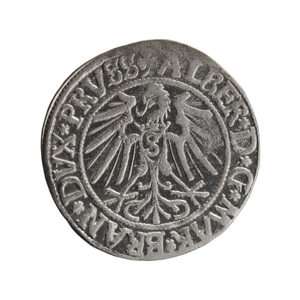 grosz, Straub (Strawb), Heinrich, R0 (rarity), eagles, Albrecht Hohenzollern (Prince of Prussia;