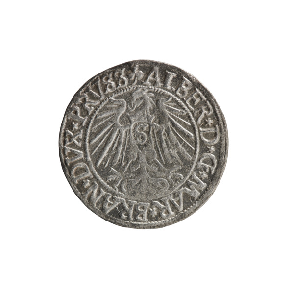 Albrecht Hohenzollern (Prince of Prussia; 1490–1568) — coin (Ducal Prussia, Königsberg), 1542.