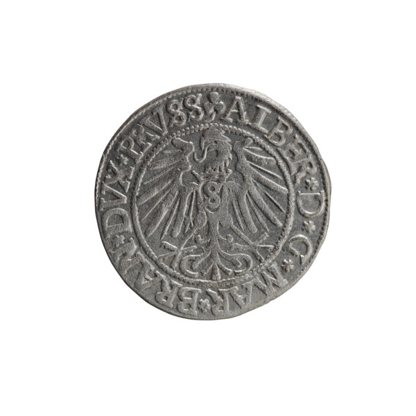 grosz, Straub (Strawb), Heinrich, R0 (rarity), eagles, Albrecht Hohenzollern (Prince of Prussia;