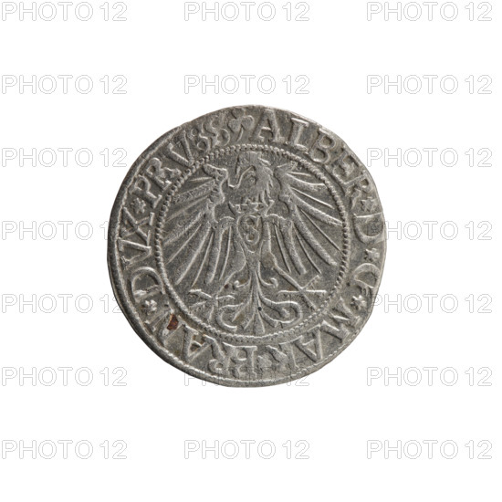 grosz, Straub (Strawb), Heinrich, R0 (rarity), Albrecht Hohenzollern (Prince of Prussia; 1490–1568)