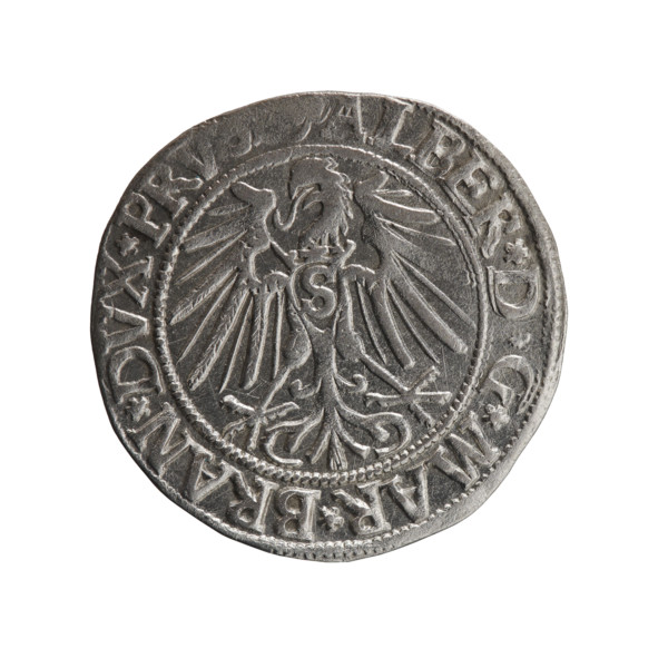 grosz, Straub (Strawb), Heinrich, R0 (rarity), eagles, Albrecht Hohenzollern (Prince of Prussia;
