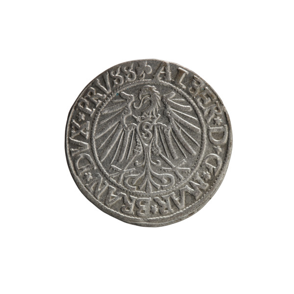 Albrecht Hohenzollern (Prince of Prussia; 1490–1568) — coin, 1542, Ducal Prussia (1525–1701),