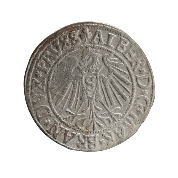 grosz, Straub (Strawb), Heinrich, R0 (rarity), Albrecht Hohenzollern (Prince of Prussia; 1490–1568)
