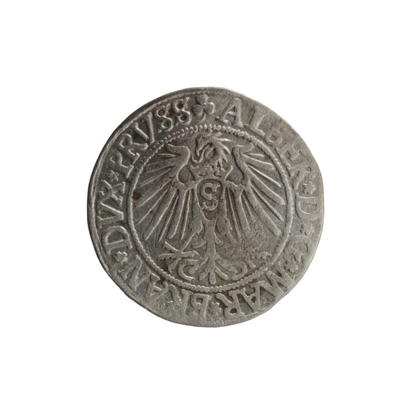 grosz, Straub (Strawb), Heinrich, R0 (rarity), Albrecht Hohenzollern (Prince of Prussia; 1490–1568)