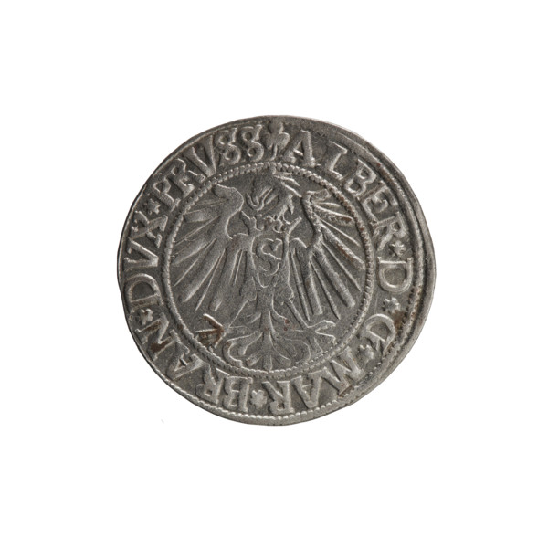 grosz, Straub (Strawb), Heinrich, R0 (rarity), Albrecht Hohenzollern (Prince of Prussia; 1490–1568)
