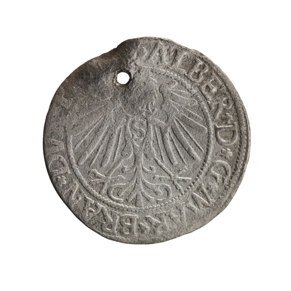 grosz, Straub (Strawb), Heinrich, R0 (rarity), eagles, Albrecht Hohenzollern (Prince of Prussia;