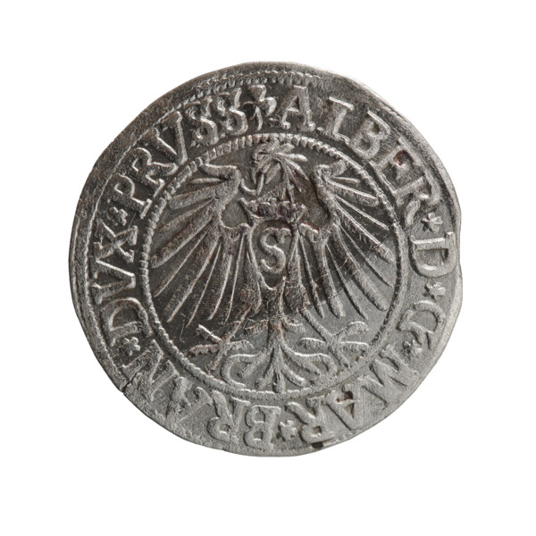 grosz, Straub (Strawb), Heinrich, R0 (rarity). Albrecht Hohenzollern (Prince of Prussia; 1490–1568)