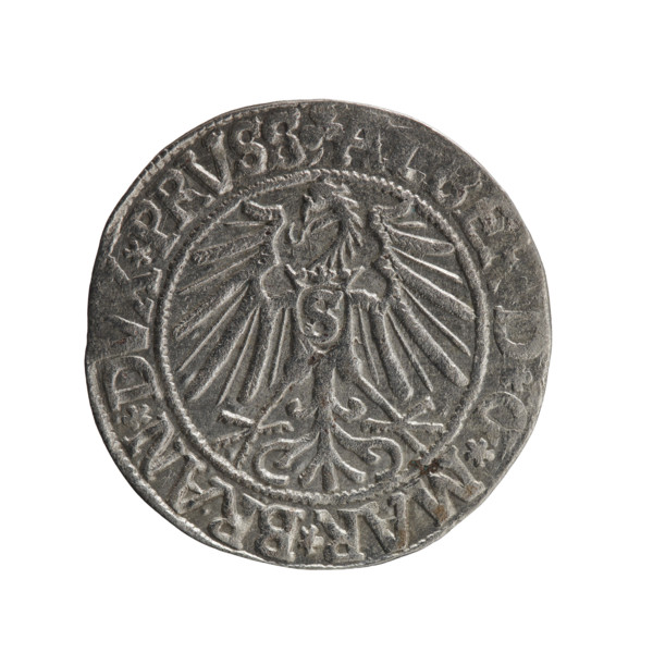 grosz, Schilling, Maciej, R0 (rarity), eagles, Albrecht Hohenzollern (Prince of Prussia; 1490-1568)