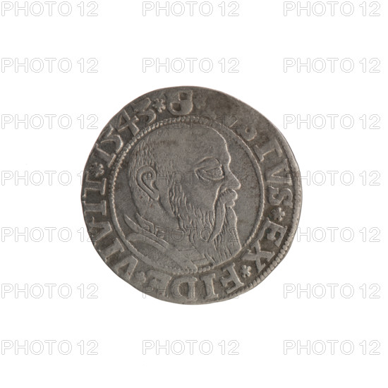 grosz; Schilling, Maciej; R0 (rarity). Obverse: Prussian eagle, on its chest the crowned letter S;