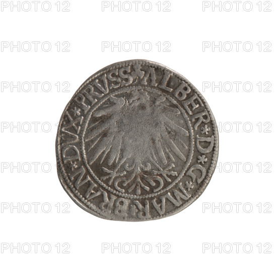 grosz, Schilling, Maciej, R0 (rarity); hoard from the village of Wsola (numism.); 1543; Ducal