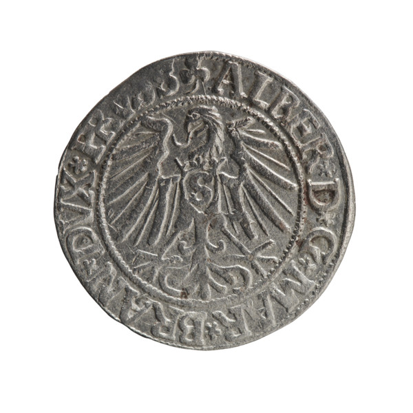 grosz, Schilling, Maciej, R0 (rarity), Albrecht Hohenzollern (Prince of Prussia; 1490–1568) —