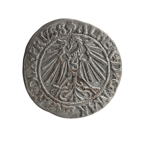 grosz, Schilling, Maciej, R0 (rarity), Albrecht Hohenzollern (Prince of Prussia; 1490–1568) —