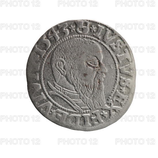 Albrecht Hohenzollern (Prince of Prussia; 1490–1568) — grosz (Schilling) R0 (rarity), 1543.