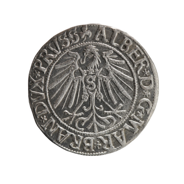 grosz, Schilling, Maciej, R0 (rarity), Albrecht Hohenzollern (Prince of Prussia; 1490-1568) -