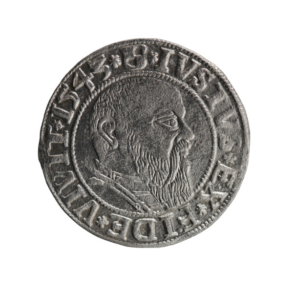 Albrecht Hohenzollern (Prince of Prussia; 1490–1568) — coin (Ducal Prussia, 1525–1701), 1543;