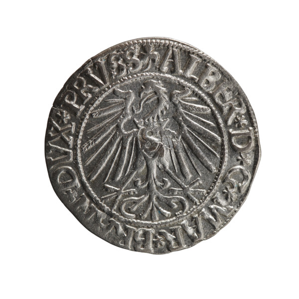 grosz, Schilling, Maciej, R0 (rarity), Albrecht Hohenzollern (Prince of Prussia; 1490–1568) —