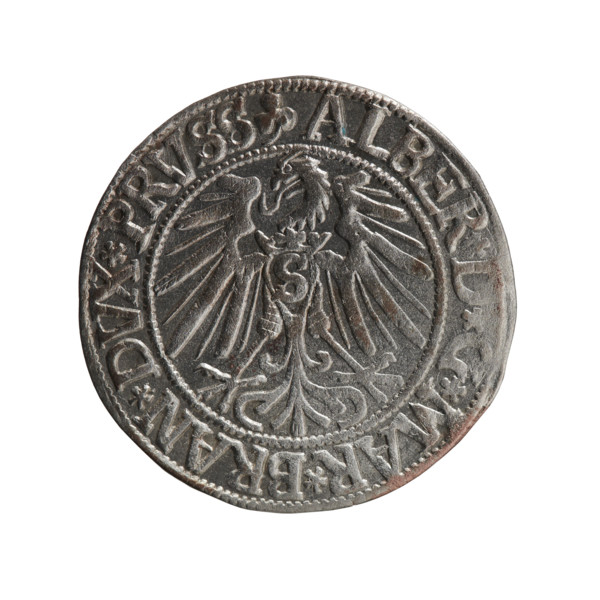 grosz, Schilling, Maciej, R0 (rarity), Albrecht Hohenzollern (Prince of Prussia; 1490-1568) -
