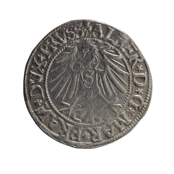 grosz, Schilling, Maciej, R0 (rarity), Albrecht Hohenzollern (Prince of Prussia; 1490–1568) —