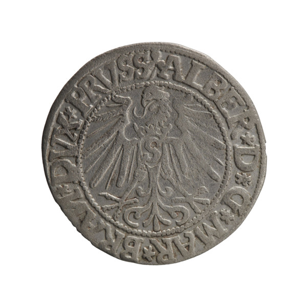 grosz, Schilling, Maciej, R0 (rarity), Albrecht Hohenzollern (Prince of Prussia; 1490–1568) -