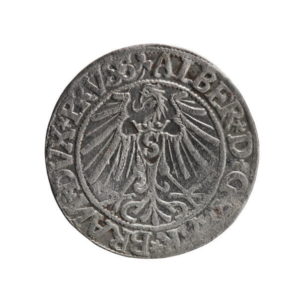 grosz; Schilling, Maciej, publisher; Decjusz, Jost Ludwik (fl. 1528–1535); R3 (rarity); eagles;