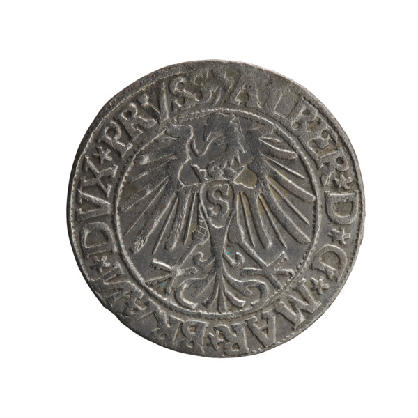 grosz, Decius, Jost Ludwik (fl. 1528-1535), Schilling, Maciej, publisher, R0 (rarity), eagles,