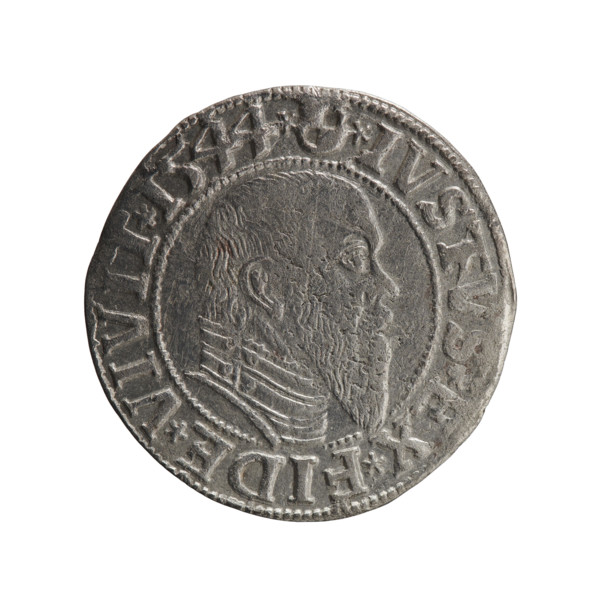 grosz; publisher: Schilling, Maciej; engraver: Decjusz, Jost Ludwik (fl. 1528–1535); R0 (rarity).