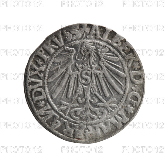 grosz; Schilling, Maciej, publisher; Decjusz, Jost Ludwik (fl. 1528–1535); R0 (rarity); eagles;
