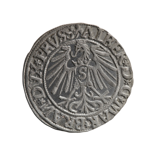 grosz; Schilling, Maciej, publisher; Decjusz, Jost Ludwik (fl. 1528–1535); R0 (rarity); eagles;