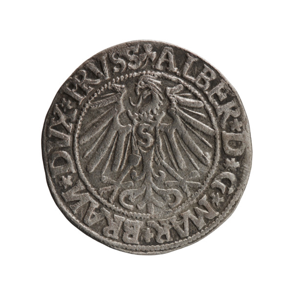 grosz; Schilling; Maciej, publisher; Decjusz, Jost Ludwik (fl. 1528-1535); R0 (rarity); Albrecht