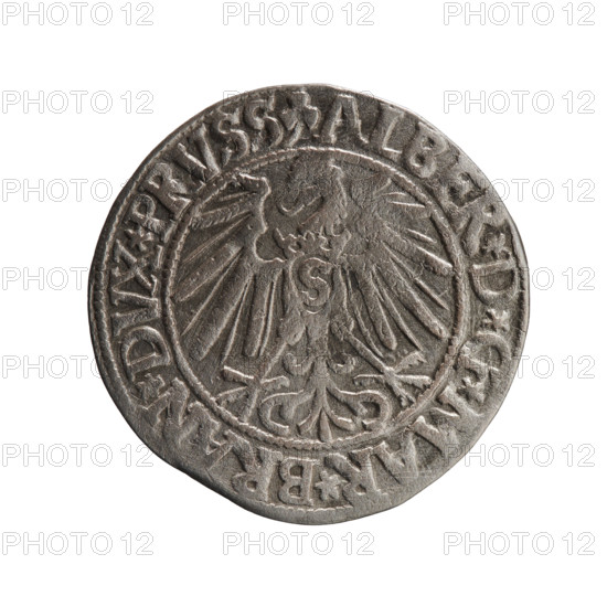 grosz; Schilling, Maciej, publisher; Decjusz, Jost Ludwik (fl. 1528–1535); R0 (rarity). Albrecht