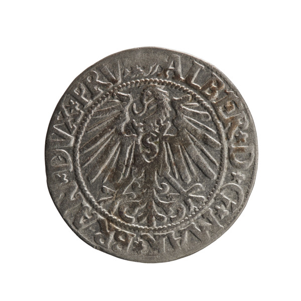 grosz; Schilling, Maciej, publisher; Decjusz, Jost Ludwik (fl. 1528–1535); eagles; Albrecht