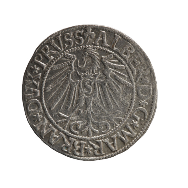 grosz; Schilling, Maciej, publisher; Decjusz, Jost Ludwik (fl. 1528–1535); eagles; Albrecht