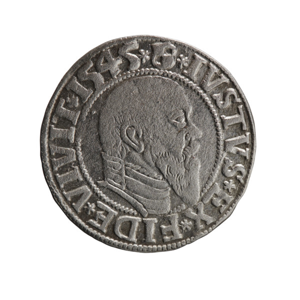 grosz; Schilling, Maciej, publisher; Decjusz, Jost Ludwik (fl. 1528–1535); Albrecht Hohenzollern