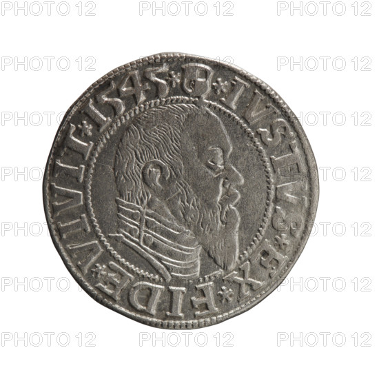 grosz; publisher: Schilling, Maciej; die-cutter: Decjusz, Jost Ludwik (fl. 1528–1535); subject: