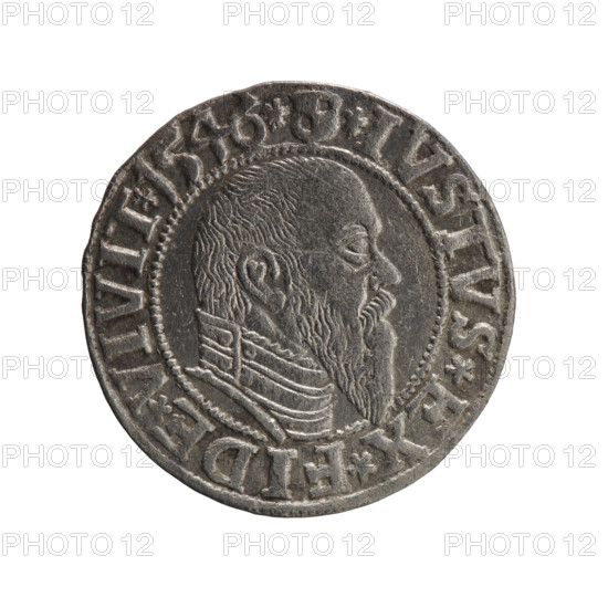 Albrecht Hohenzollern (Prince of Prussia; 1490–1568) — coin, Ducal Prussia, Königsberg, 1546.