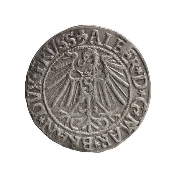 grosz, Schilling, Maciej; eagles; Albrecht Hohenzollern (Prince of Prussia; 1490–1568) —