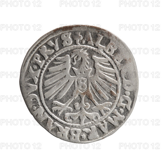 grosz, Schilling, Maciej, eagles, Albrecht Hohenzollern (Prince of Prussia; 1490–1568) -