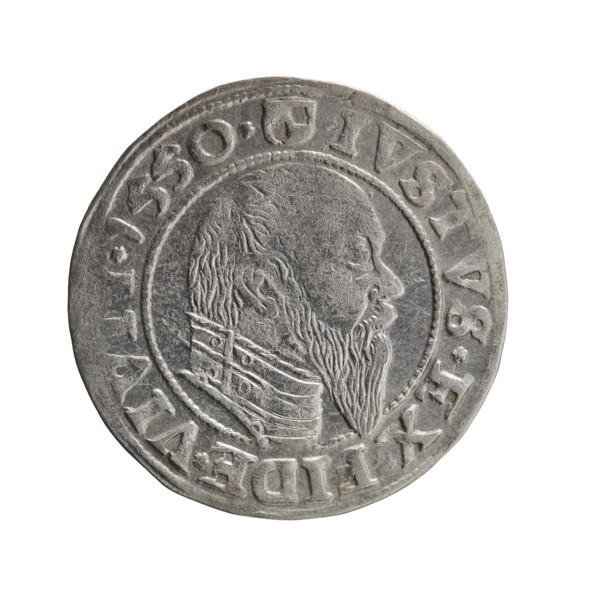 grosz; eagles; Albrecht Hohenzollern (Prince of Prussia; 1490–1568) — iconography; Hohenzollern