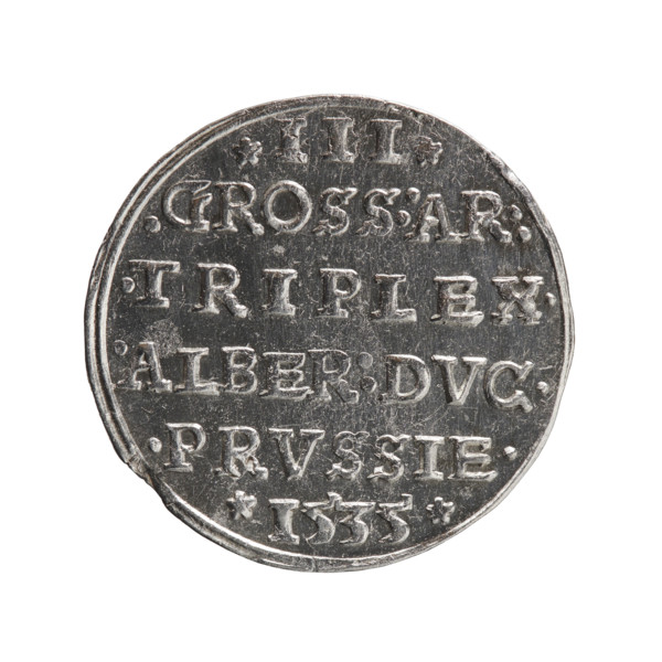 trojak, Decius, Jost Ludwik (fl. 1528-1535); Albrecht Hohenzollern (Prince of Prussia; 1490-1568) -