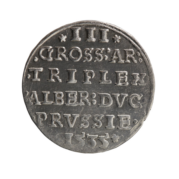 trojak, Decius, Jost Ludwik (fl. 1528-1535). Albrecht Hohenzollern (Prince of Prussia; 1490-1568) -