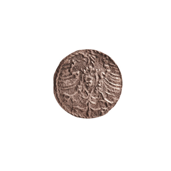 denarius, Albert Frederick Hohenzollern (1553–1619; Duke of Prussia 1568–1578), eagles,