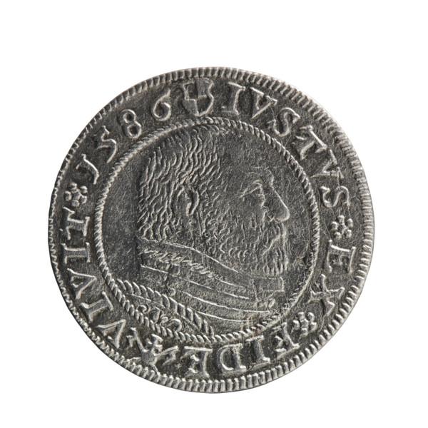 Obverse: Prussian eagle with the crowned letter S on the chest. In the rim, between the borders, an