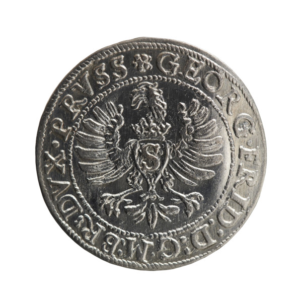 grosz; maker/publisher: Anger, Krzysztof (Christoph); date: 1596; place: Ducal Prussia