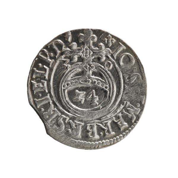 one and a half, Pfahler, Ernest, cross (iconographic), orb of rule (iconographic), coats of arms,