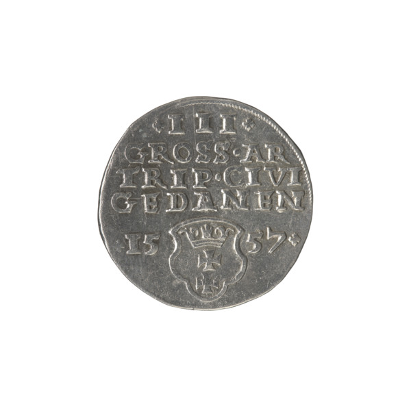 Gdansk trojak, Sigismund II Augustus (King of Poland; 1544–1572), Jagiellonians (dynasty). Silver